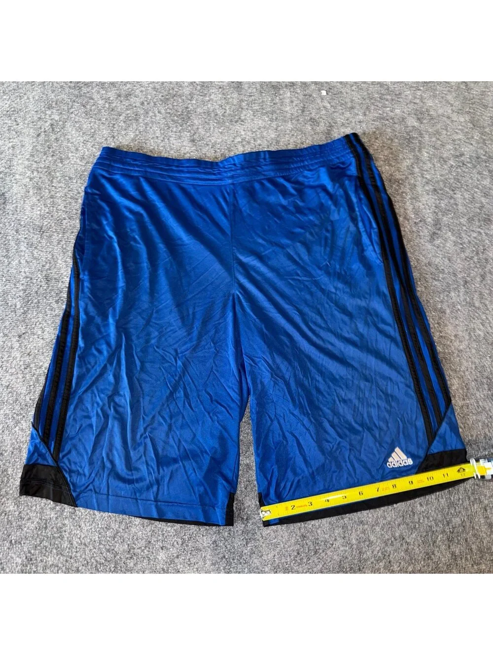 Adidas Blue Baggy Athletic Hoop Shorts Mens MD Vtg y2k 90s Rare